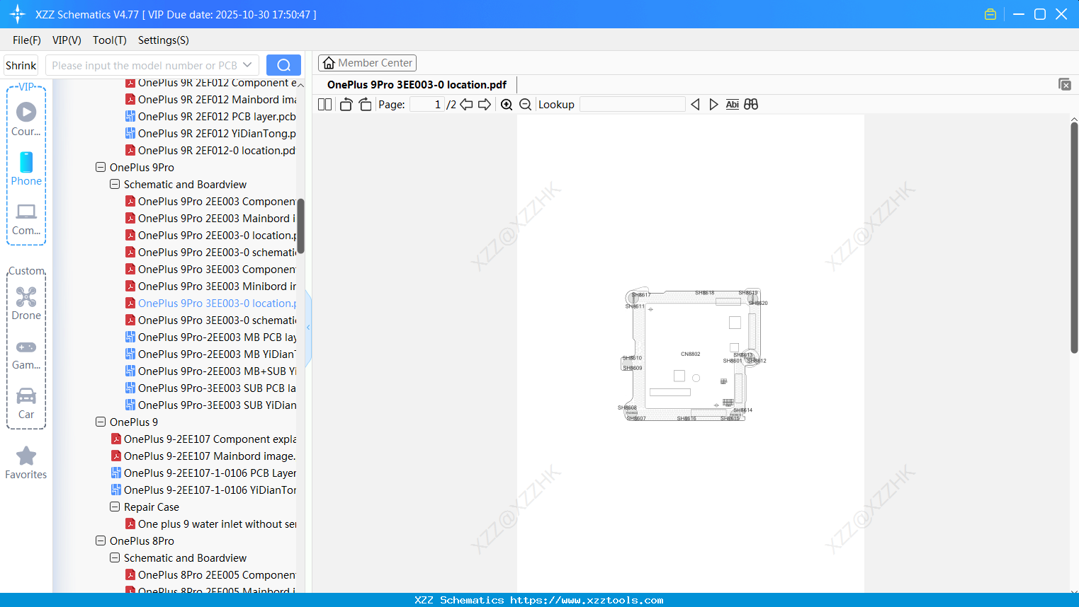 OnePlus 9Pro 3EE003-0 Location